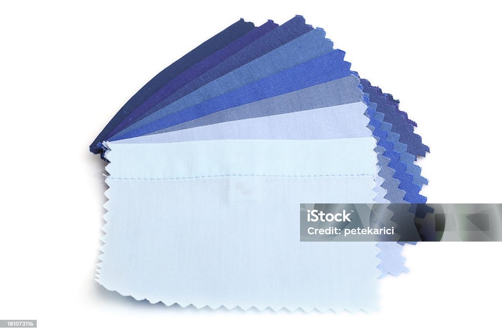 Tle niebieski kolor Próbka tkaniny - Zbiór zdjęć royalty-free (Bawełna)