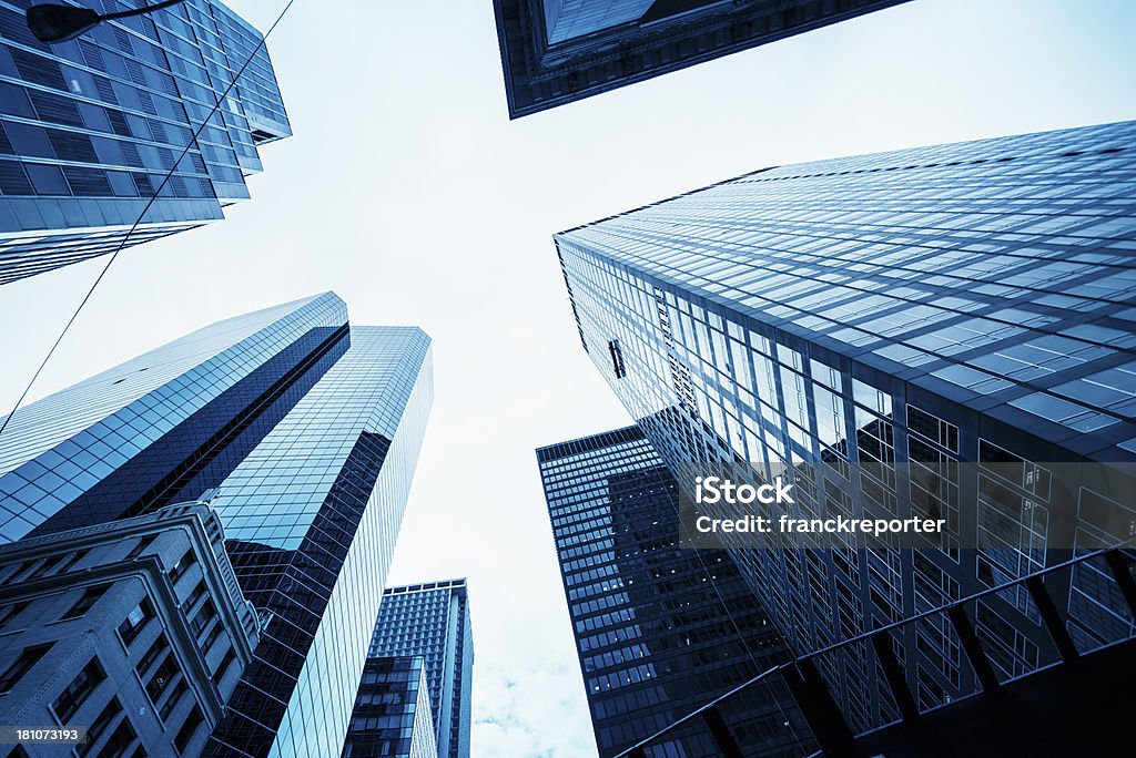 Wolkenkratzer in Manhattan - Lizenzfrei Architektur Stock-Foto