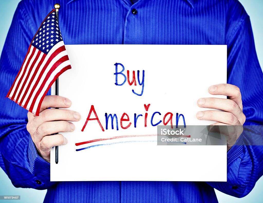 Przypomnienie kupić American - Zbiór zdjęć royalty-free (Amerykańska flaga)
