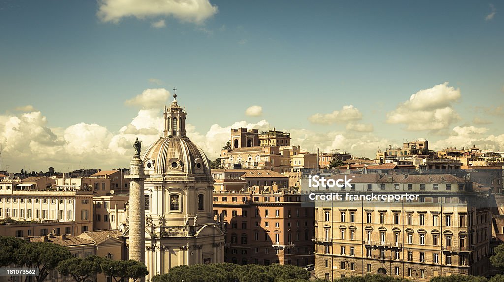 Horizonte de la ciudad de Roma. - Foto de stock de Roma - Italia libre de derechos