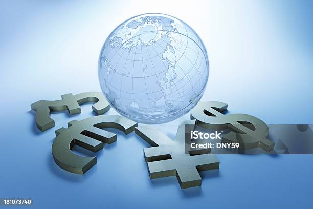 Global Finanzen Stockfoto und mehr Bilder von Dollarsymbol - Dollarsymbol, Yen-Symbol, Chinesische Währung