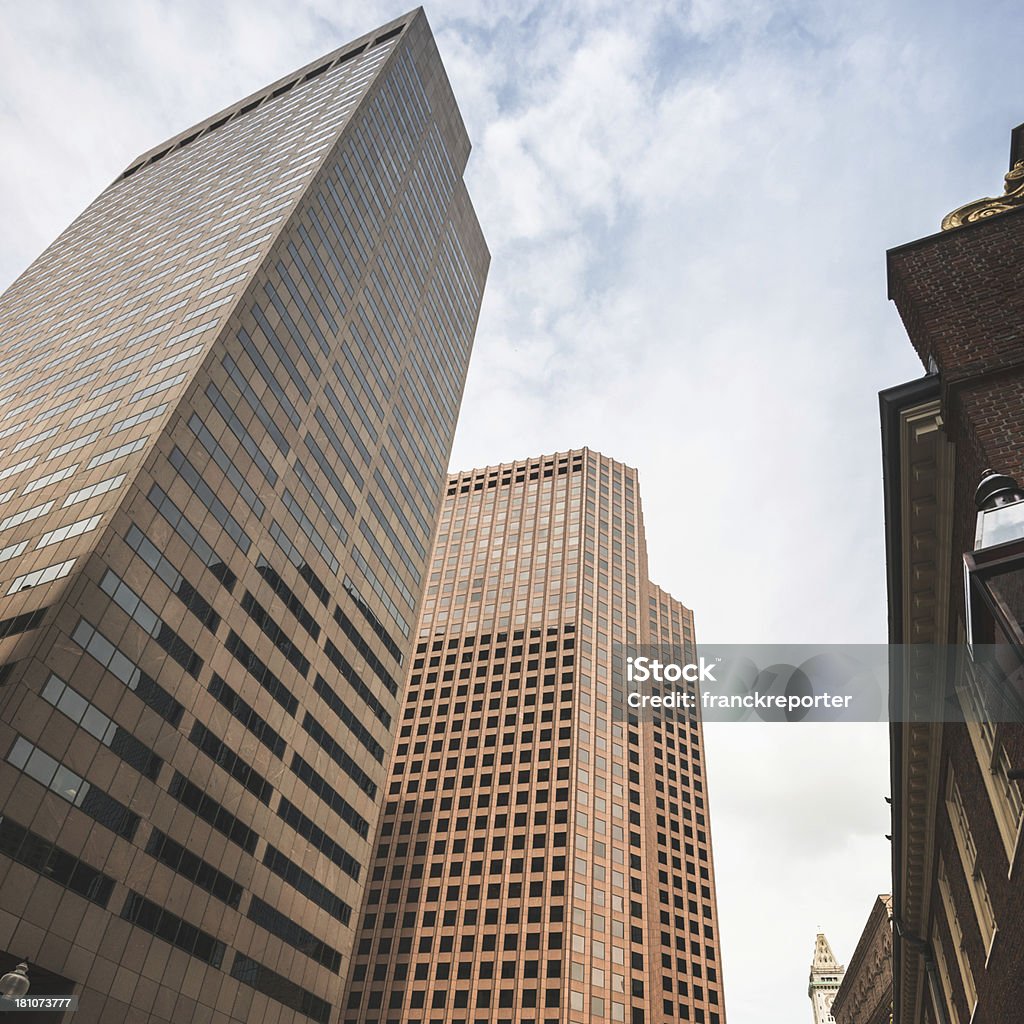 Quartier financier de Boston - Photo de Acier libre de droits