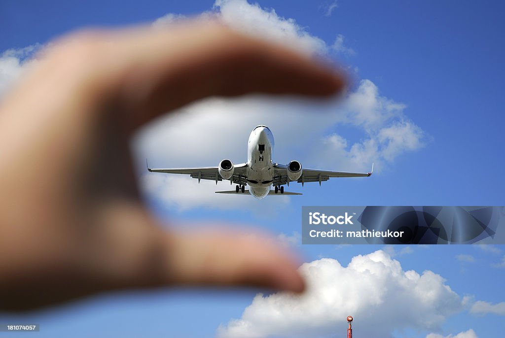 Tomar el avión - Foto de stock de Acercarse libre de derechos