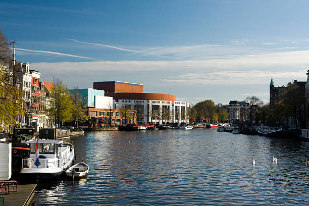 Stopper "Stopera, Waterlooplein, Amsterdam, the Netherlands." stopera stock pictures, royalty-free photos & images