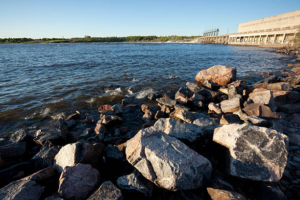 pine falls - dam hydroelectric power station manitoba canada zdjęcia i obrazy z banku zdjęć