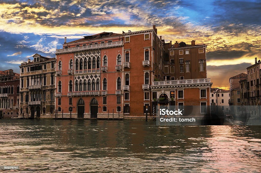 Venecia en atardecer - Foto de stock de Agua libre de derechos