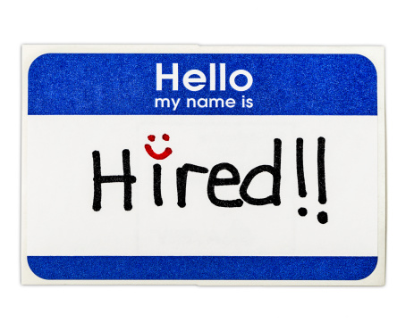 Hired name tag