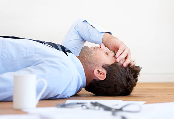 istock Burned out businessman - overworked 181075273