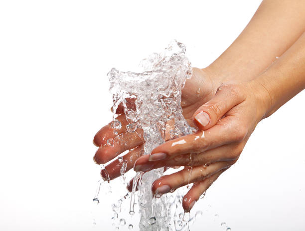 istock Closeup of nice wet hand 181075341