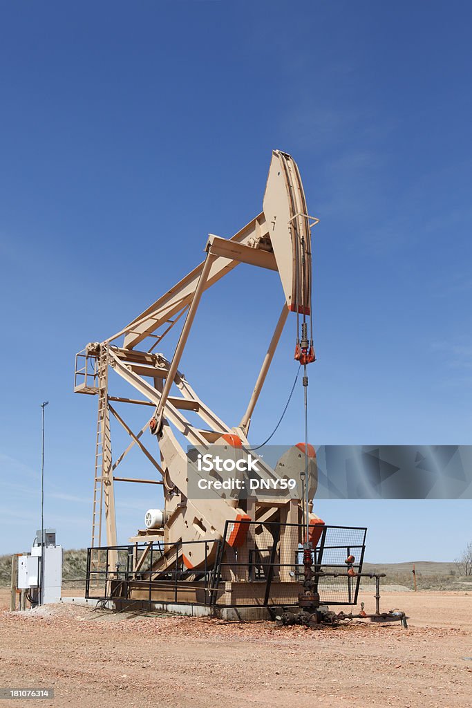 Северная Дакота Нефтяной насос - Стоковые фото Machinery роялти-фри