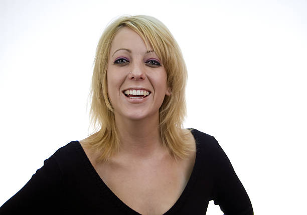istock Young blonde woman smiling 181076600