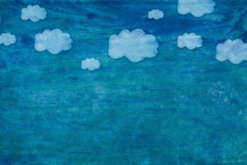 Sky Background Painted By My Own