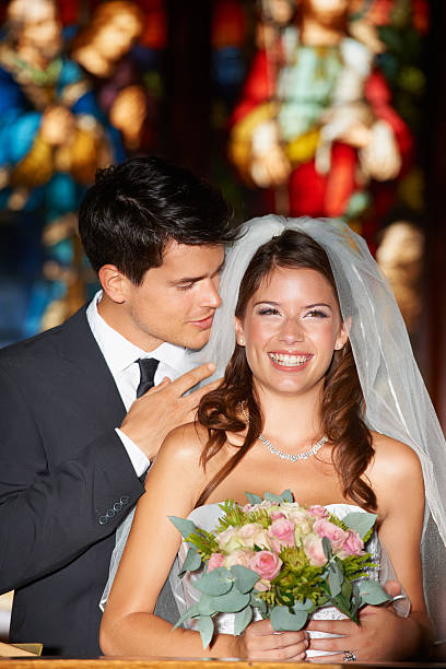 istock Loving whispers to his wife 181076689