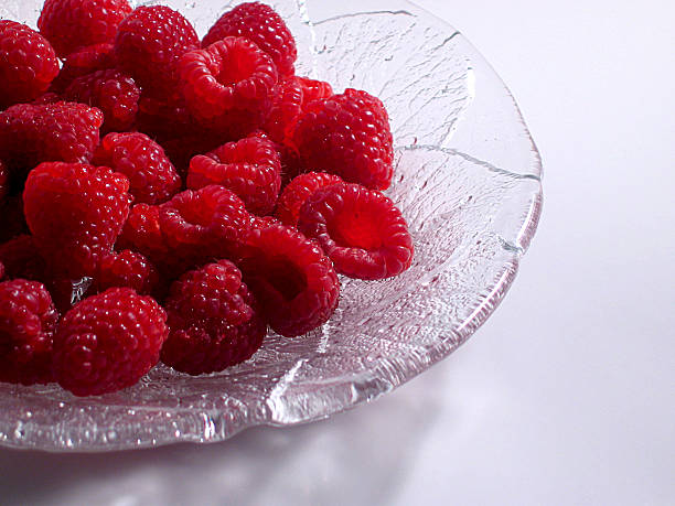 Fresh Raspberries stock photo