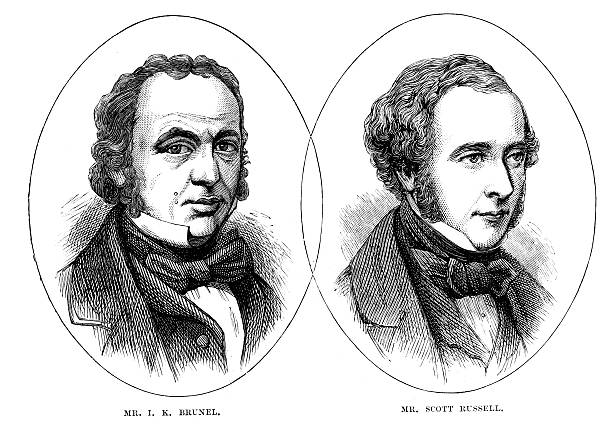 istock Isambard Kingdom Brunel and John Scott Russell 181076874