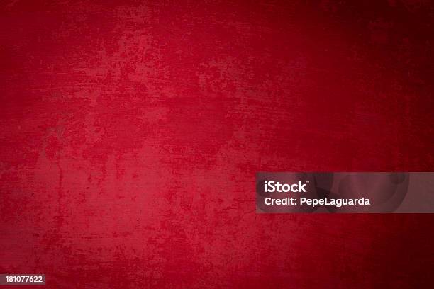 Red Grunge Texturierte Hintergrund Stockfoto und mehr Bilder von Alt - Alt, Beschädigungseffekt, Bildhintergrund