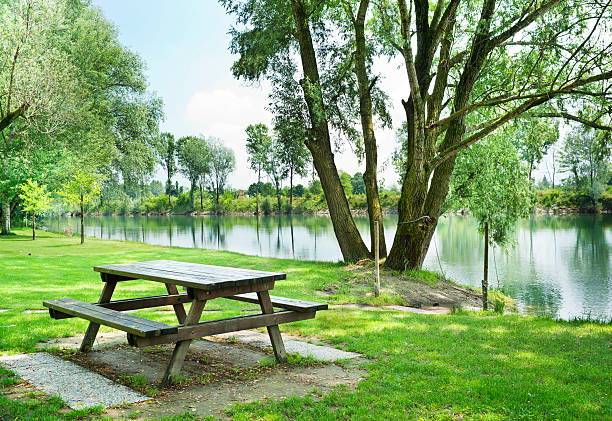 istock Park Near River, Lombardy Italy 181077964