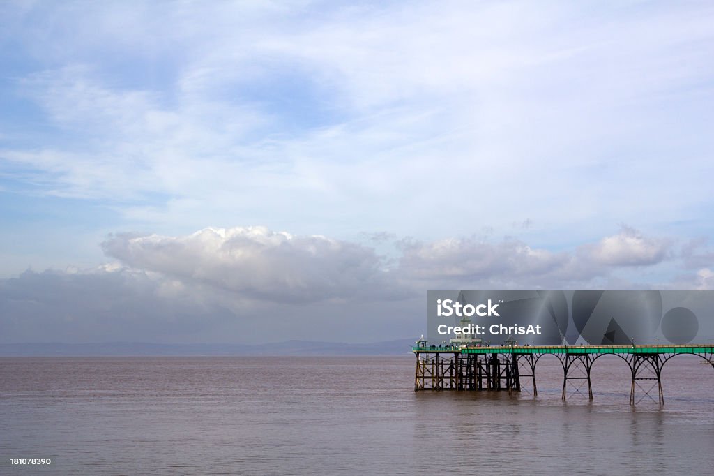 Pittoresco molo Somerset-Clevedon - Foto stock royalty-free di Clevedon Pier