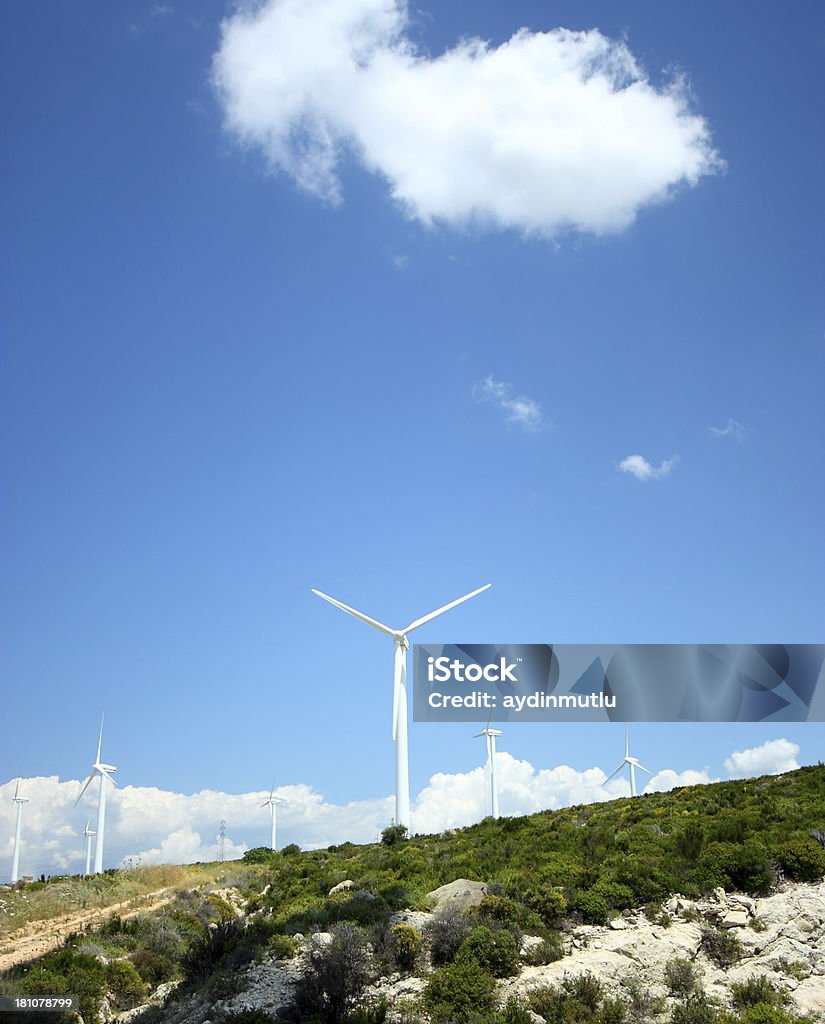 Wind Turbine Wind Turbine. Agricultural Field Stock Photo