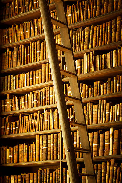 istock old library with books and ladder 181079067
