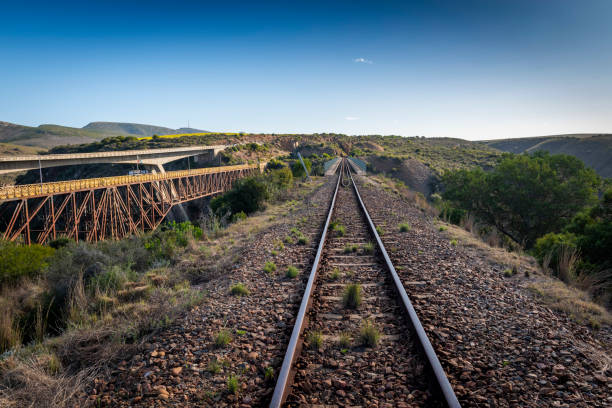 istock Gouritz river bridge over a river canyon karoo south africa, railway bridge over deep ravine 1810794682