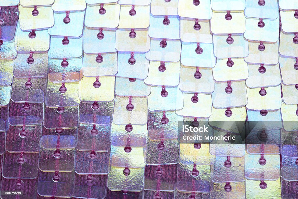 Glänzende Pailletten auf Textil - Lizenzfrei Abstrakt Stock-Foto
