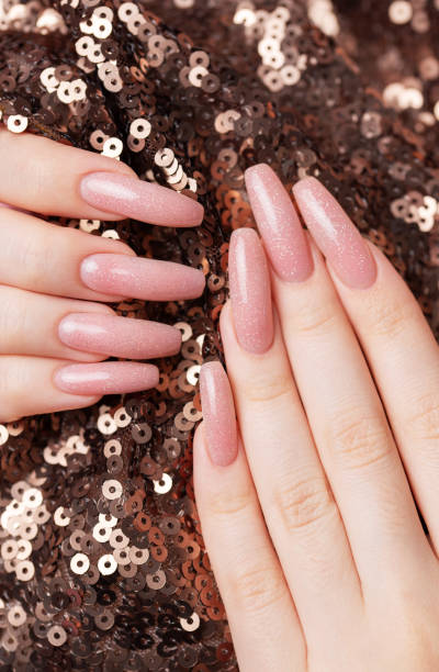 istock Female hands with beautiful manicure 1810796741