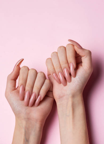 istock Female hands with beautiful manicure 1810796752