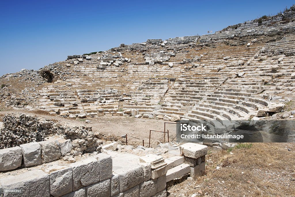 Knidos 암피시어터 in - 로열티 프리 0명 스톡 사진