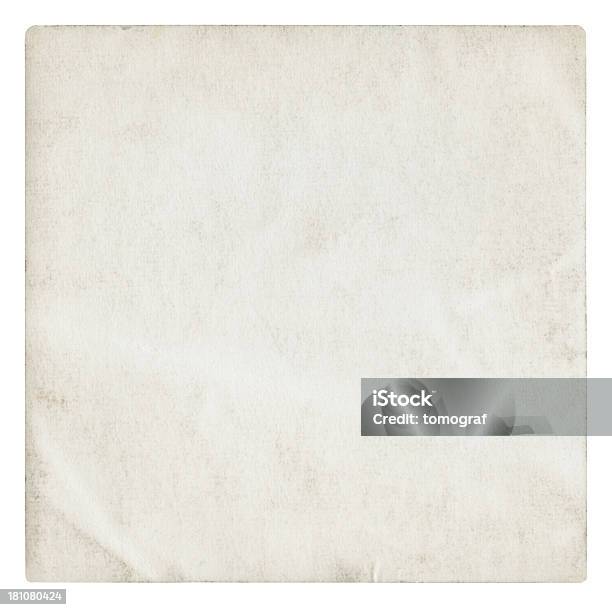 Carta Bianco Isolato - Fotografie stock e altre immagini di Affranto - Affranto, Album di ritagli, Antico - Condizione