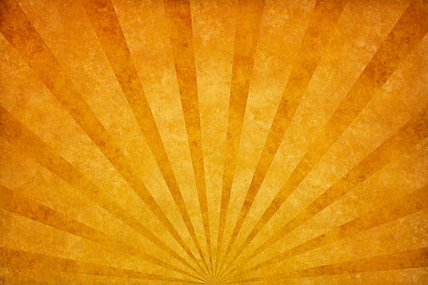 ilustraciones, imágenes clip art, dibujos animados e iconos de stock de grunge textura con sunrays naranja - backgrounds textured textured effect green background