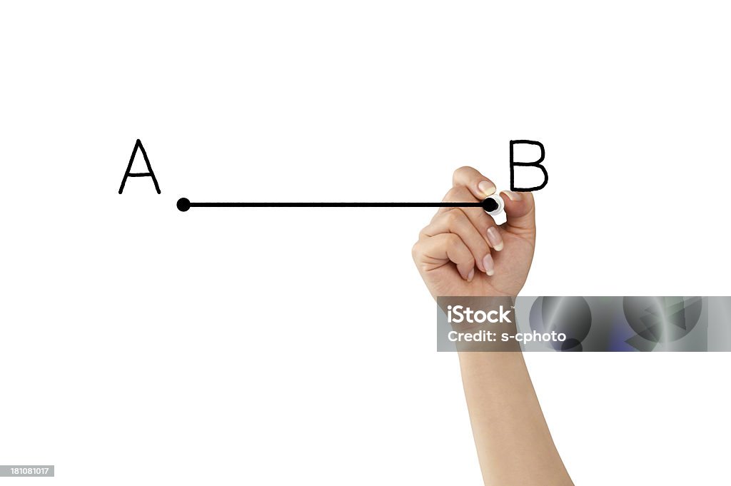 Punto A al punto B (Haga clic para obtener más información) - Foto de stock de Control libre de derechos