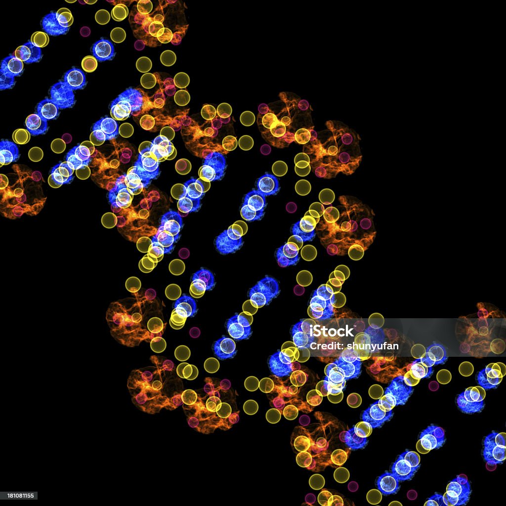 DrugModel: Burning ADN de un origen de una nueva Gene - Foto de stock de ARN libre de derechos