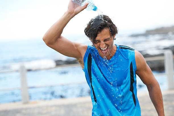istock Revitalize your body with a splash of water 181081329