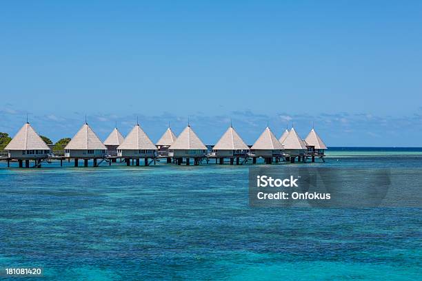 Tropisches Paradies Luxuriöse Bungalow Über Dem Wasserresort Stockfoto und mehr Bilder von Baum