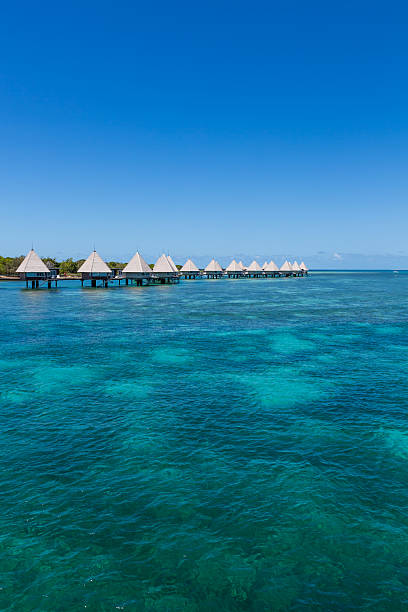 istock Tropical Paradise Luxury Over Water Bungalow Resort 181081429