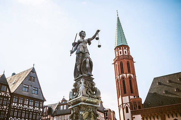 istock Justitia fountain in Frankfurt am Main 181081610