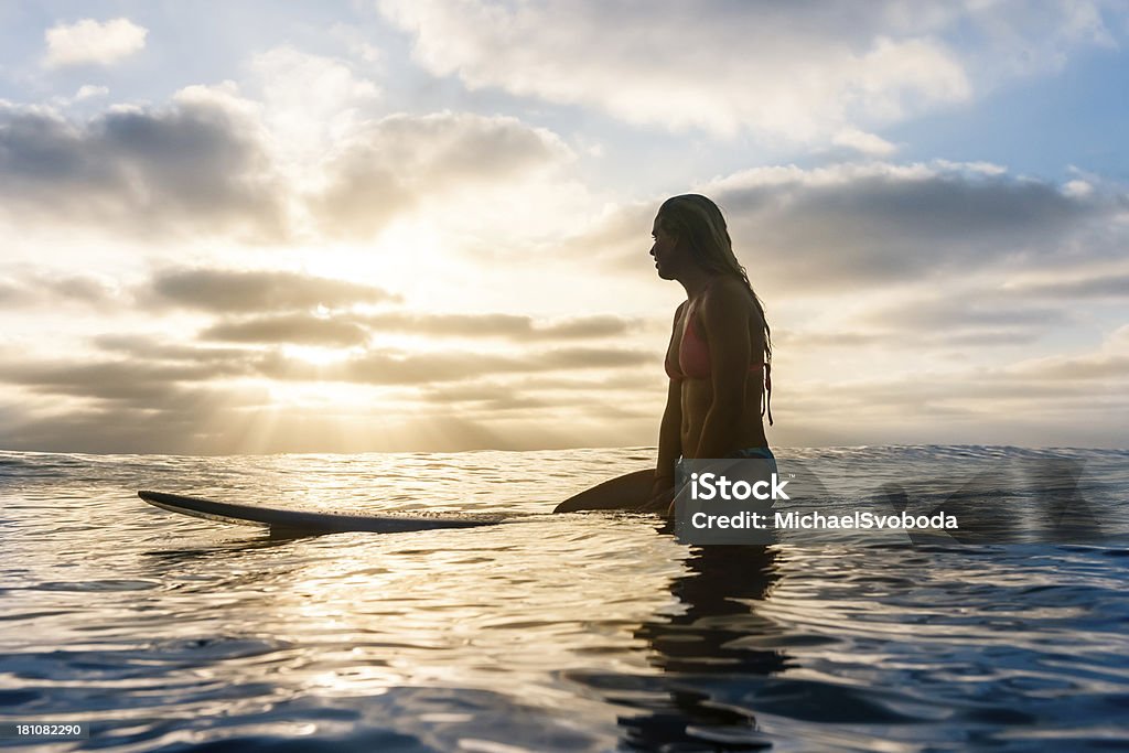 Blonde Surfer Mädchen - Lizenzfrei San Diego Stock-Foto