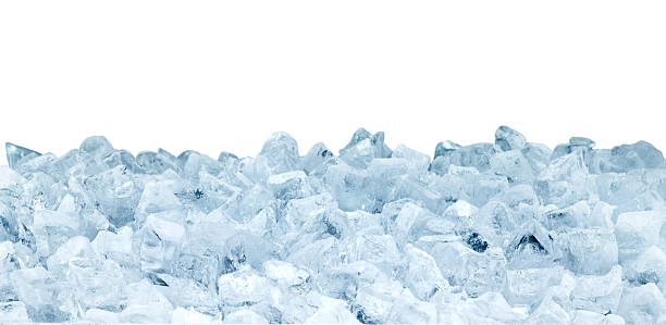 Ice Cubes (Click for more) Ice cubes edge with copy space ice cube photos stock pictures, royalty-free photos & images