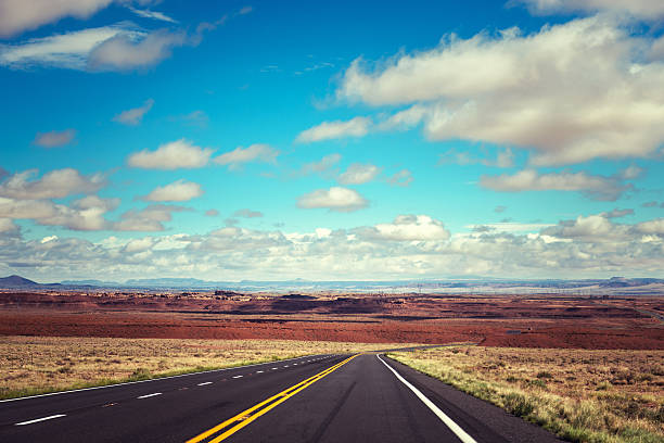 istock Driving somewhere on the american road 181082426