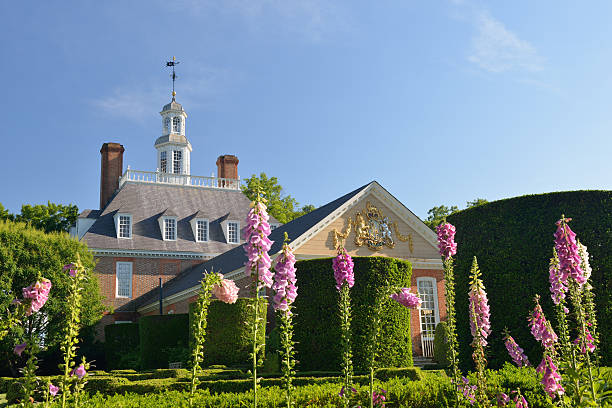 Garden at Governor's Palace in Williamsburg