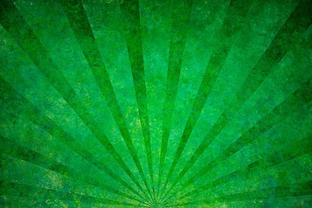 ilustraciones, imágenes clip art, dibujos animados e iconos de stock de verde grunge textura con sunrays - backgrounds textured textured effect green background