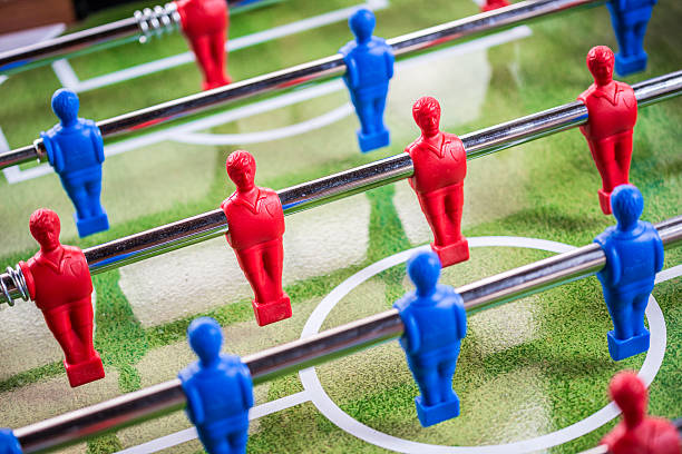 istock Calcetto foosball table football 181082792
