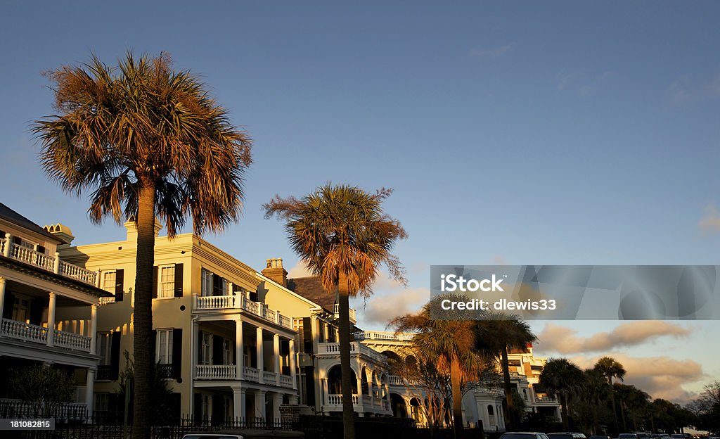Oceanfront em Charleston, Carolina do Sul. - Royalty-free Charleston - Carolina do Sul Foto de stock