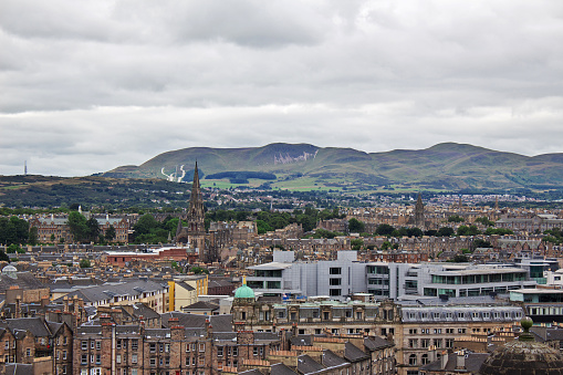 The building in Edinburgh of Scotland, UK