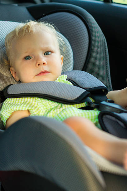 istock Cute baby in carseat 181082898