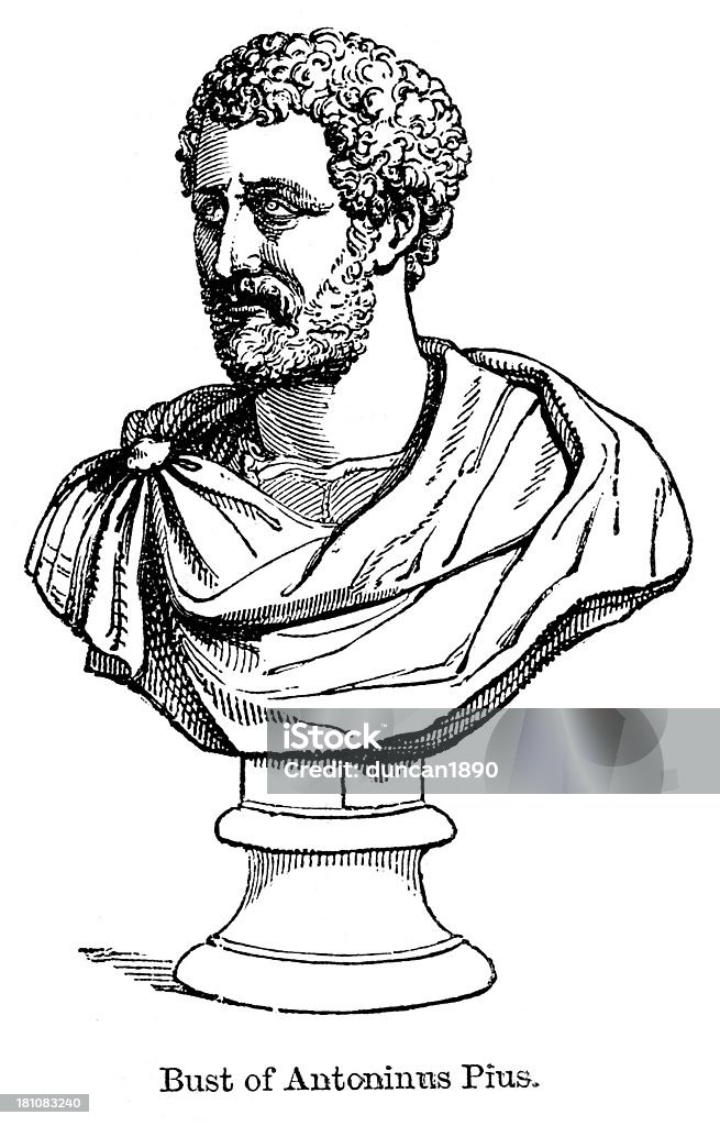 Antoninus Pius - Zbiór ilustracji royalty-free (Ilustracja)