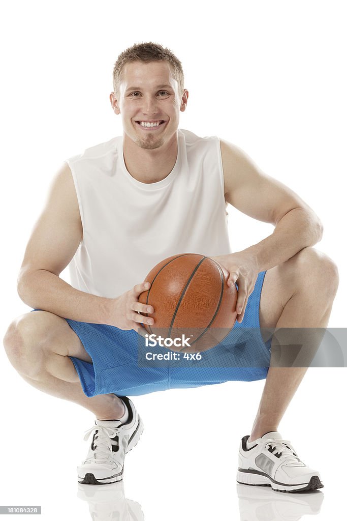 Porträt einer lächelnden basketball player - Lizenzfrei Athlet Stock-Foto