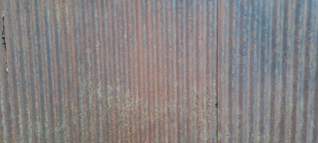 Old zinc wall texture background, Texture of rusty galvanized metal roof sheets
