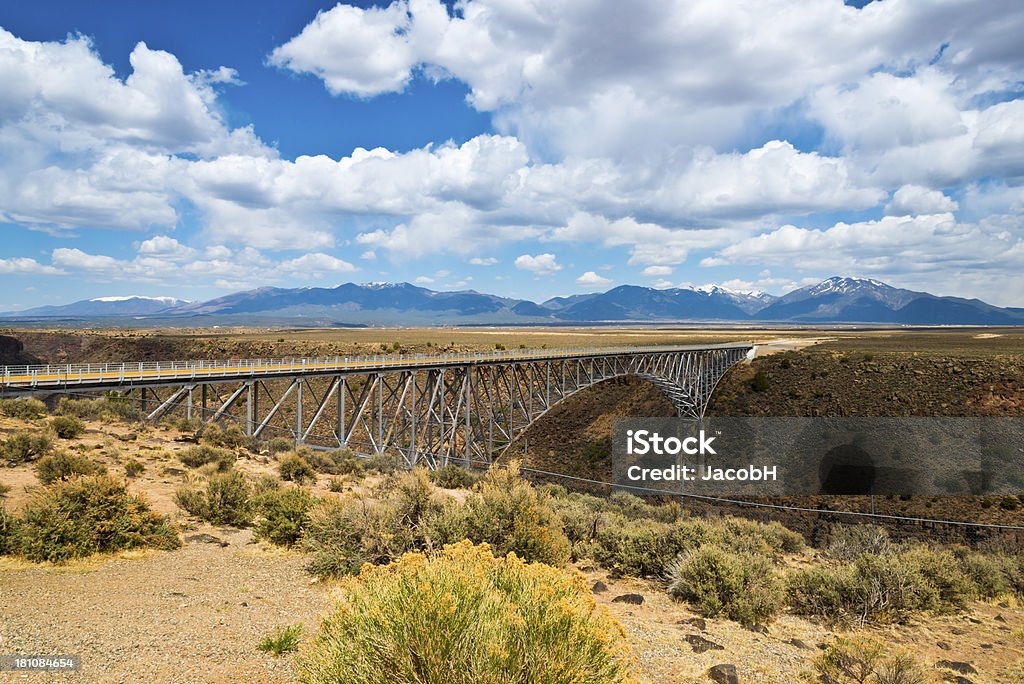Rio Grande River Gorge Bridge - Lizenzfrei Auskragung Stock-Foto